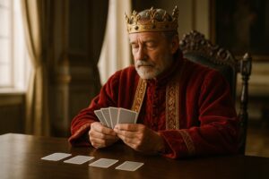 Paciência do rei jogos de cartas brasileiros