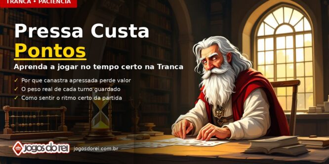 Pressa na Tranca custa pontos — aprenda a jogar no tempo certo