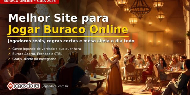 Melhor site para jogar Buraco online no Brasil em 2026