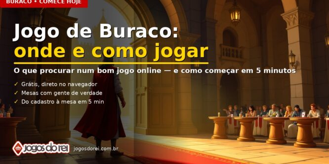 Mesa de Buraco online no navegador — como escolher onde jogar e começar em 5 minutos