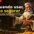 Ilustração de capa do artigo sobre o curinga na Canastra — homem idoso de barba branca segurando uma carta de Ás em uma das mãos e uma balança dourada na outra.