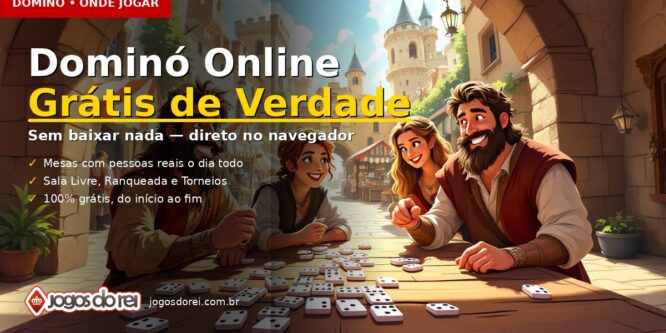 Dominó online grátis: onde jogar sem baixar nada