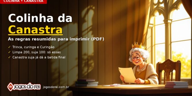 Colinha da Canastra para imprimir